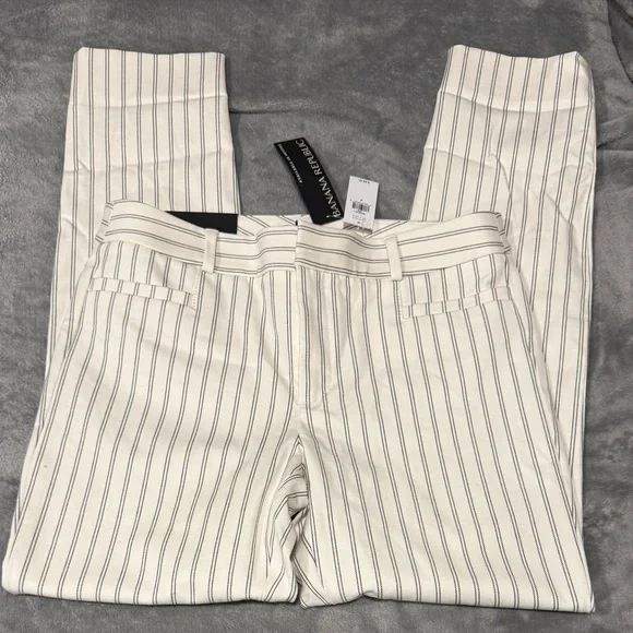 NWT Banana Republic Modern Sloan Striped Ankle Pants